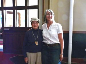 Elfriede with Jennifer Hamblin, Author at Jennifer's talk and book signing